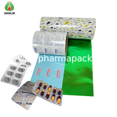 Printed Treatment and Pharmaceutical Use medicine PTP aluminium blister lidding foil