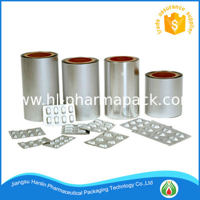 Roll Type and Composited Treatment pharmaceutical packaging foil for pills tablets packing