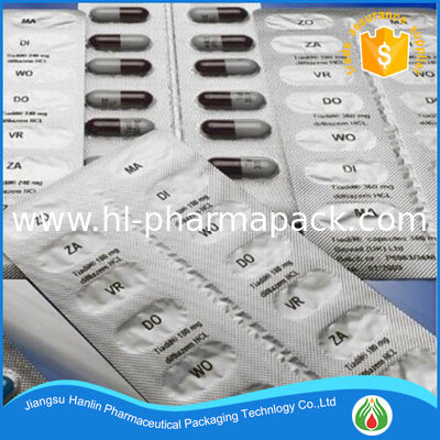 20 25 30 micron printed ptp aluminum foil for pharmaceutical capsules pills packaging