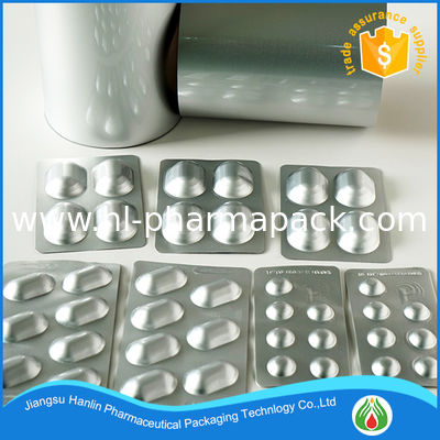 Roll type and composited treatment alu alu foil pvc pharmaceutical packaging