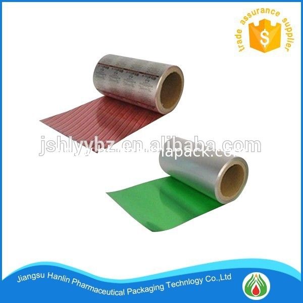 20 mic hard tempered aluminum blister foil for pills packaging